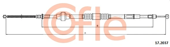 MN102171 Chrysler Трос ручного тормоза