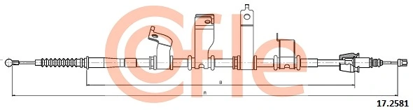 Купить 321123 Maxgear Задний правый трос ручника