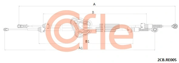 Cabo de mudança duplo Renault Megane 3 KZ0, KZ1