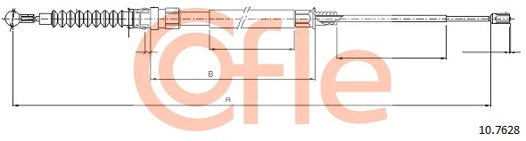 Задний трос ручника MTX CPUC108 цена, от 7.89 USD