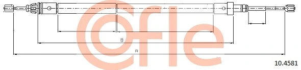Cabo do freio de estacionamento traseiro esquerdo Peugeot/Citroen E074062 preço, a partir de 16,46 USD