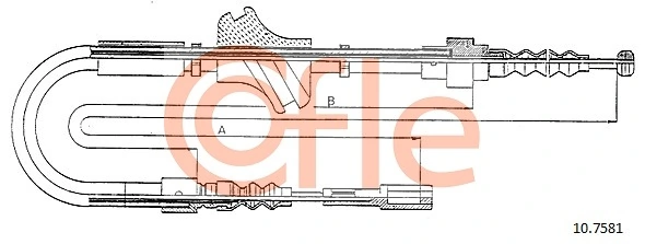 Задний трос ручника GPD 01020058ALT цена, от 9.50 USD