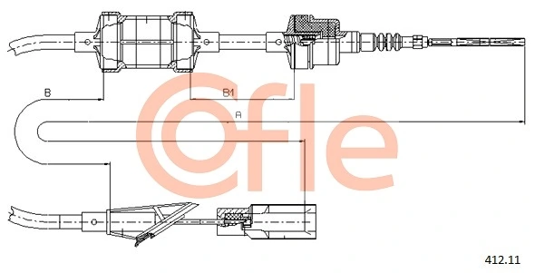 Трос сцепления Fiat Punto I хэтчбек (176) (1993 - 1999) цена, от 15.25 USD