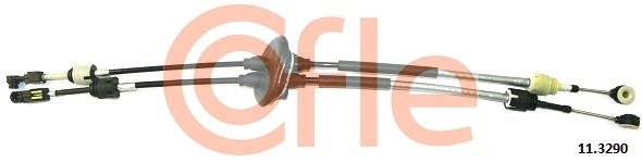  Cabo de mudança duplo Citroen Berlingo сaixa (B9) (2008 - 2018) 