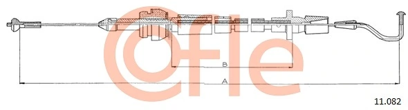 AD550331 Adriauto Трос акселератора