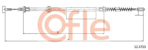 Задний трос ручника Fiat/Alfa/Lancia 504201427 цена, от 12.90 USD