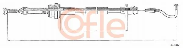 Купить Трос газа Фольксваген Пассат B3, B4 3A2, 351, 312