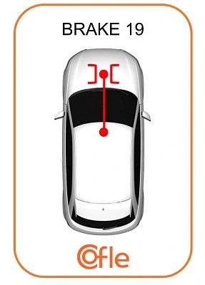 Купить 12547173 Opel Трос ручного тормоза промежуточный