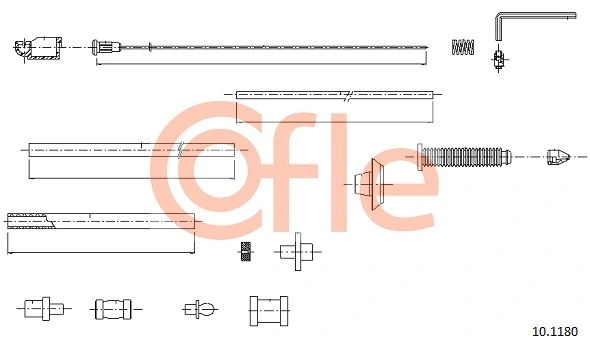 Тяга газа LPR C0026A цена, от 15.15 USD