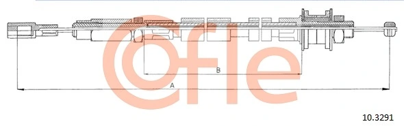 Cabo de embraiagem Volkswagen LT