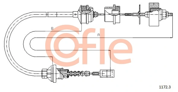 1311068080 Fiat/Alfa/Lancia Трос сцепления