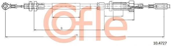 Купить 1337455080 Fiat/Alfa/Lancia Передний трос ручника