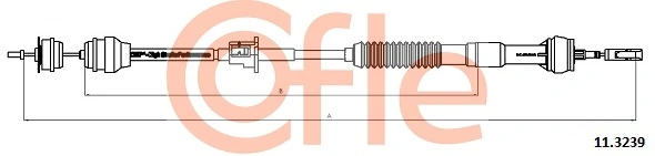 Трос сцепления C0163C LPR