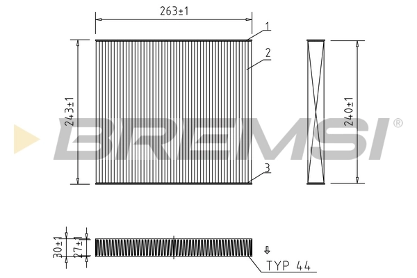 Фильтр воздушный отопителя Fiat/Alfa/Lancia K68260792AA цена, от 8.48 USD