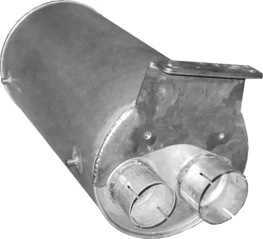 DIN49397 Dinex Глушитель, центральная и задняя часть