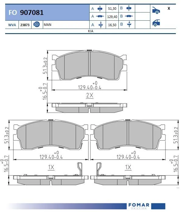 CK1303AUTOX Auto-x Колодки передние