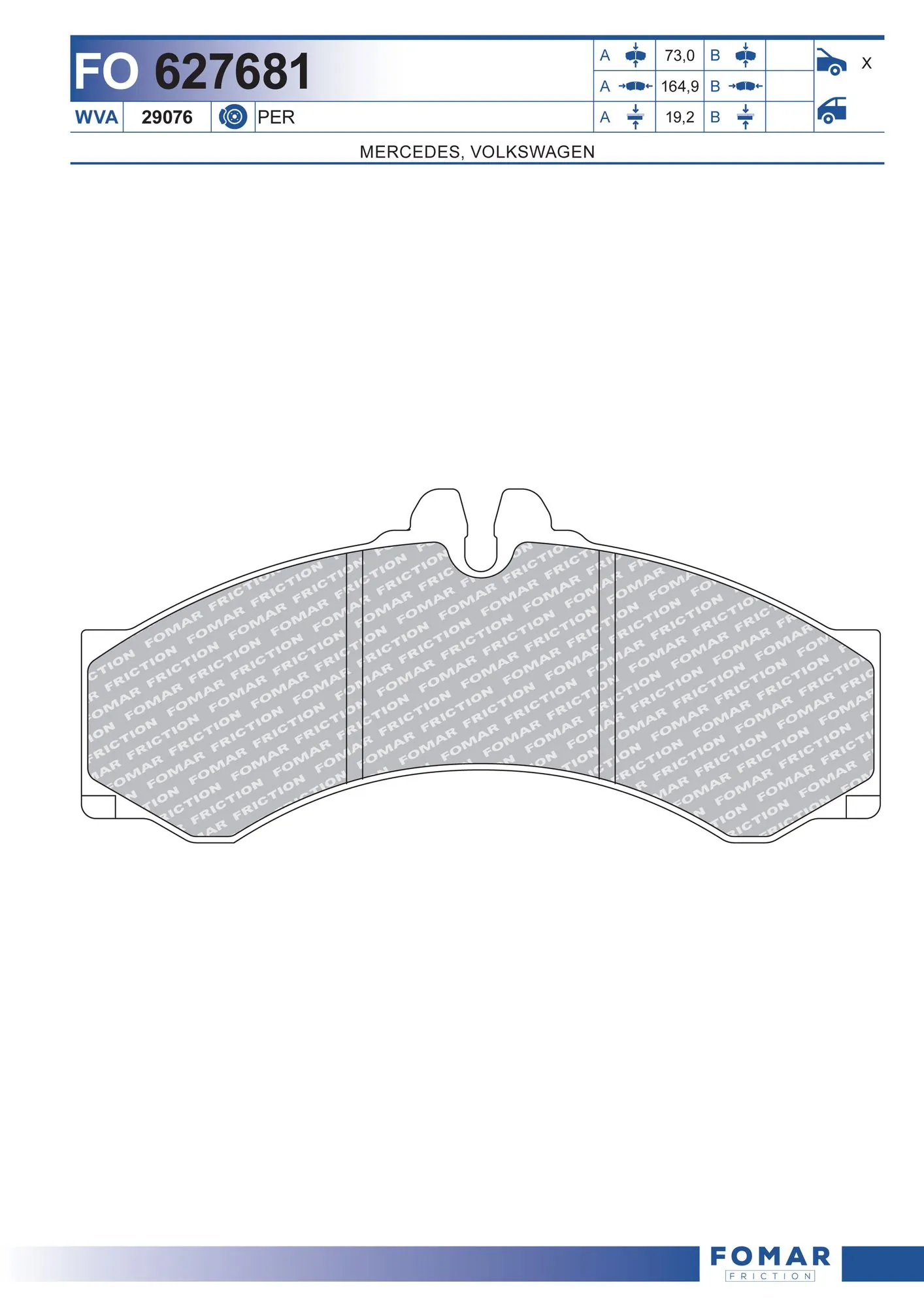 Колодки Polcar S702022 цена, от 20.81 USD