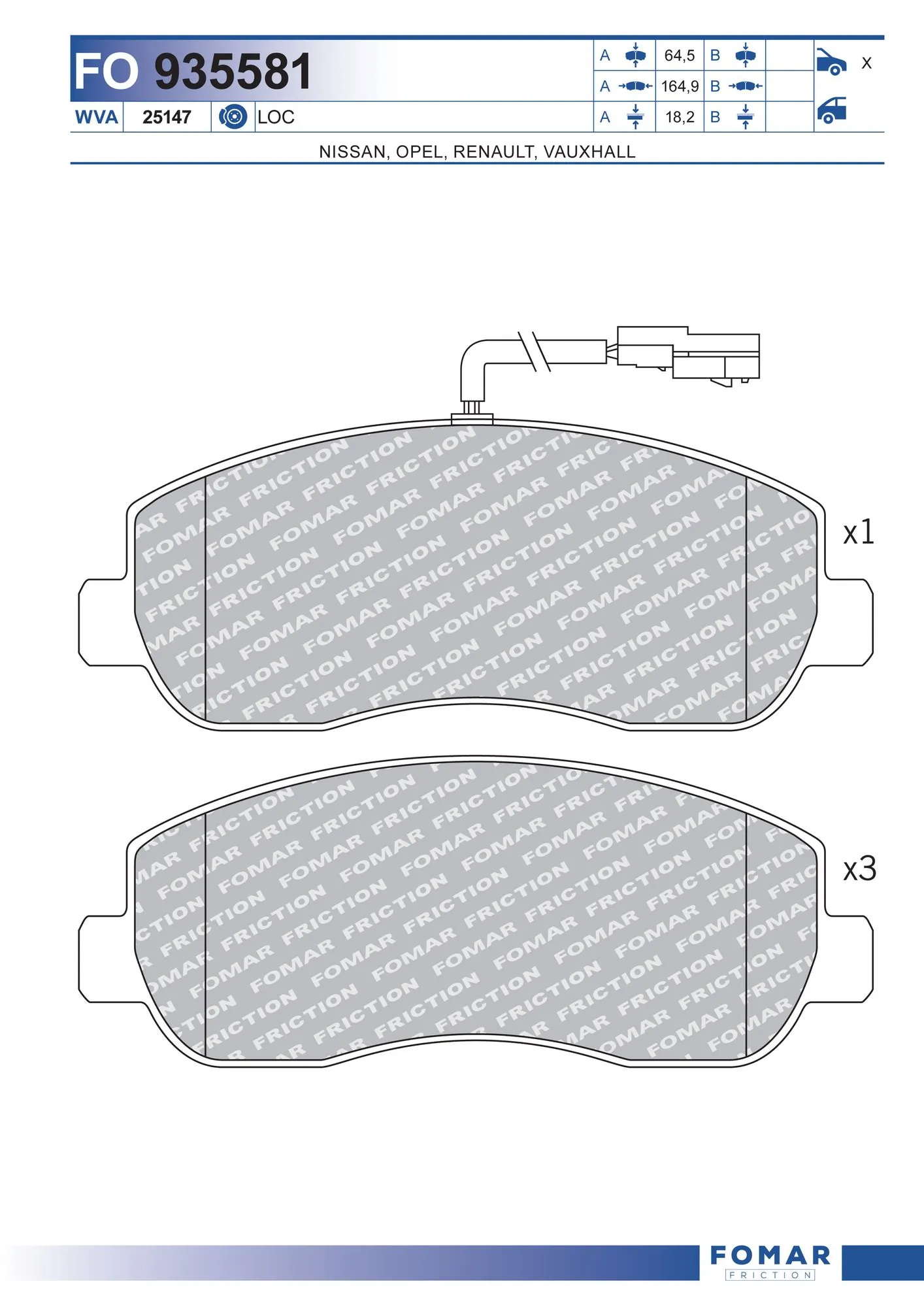 Купить 302401 VALEO Колодки тормозные