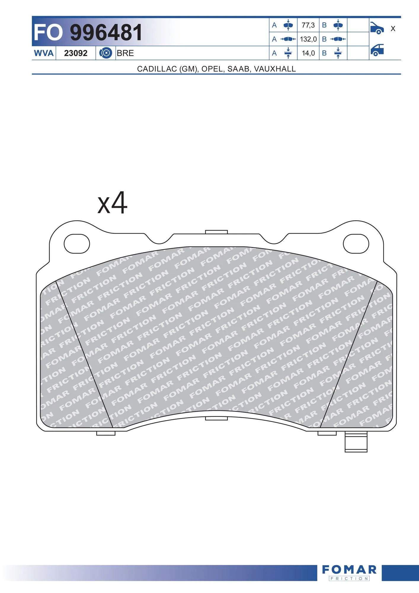 45022TGHA02 Honda Колодки передние