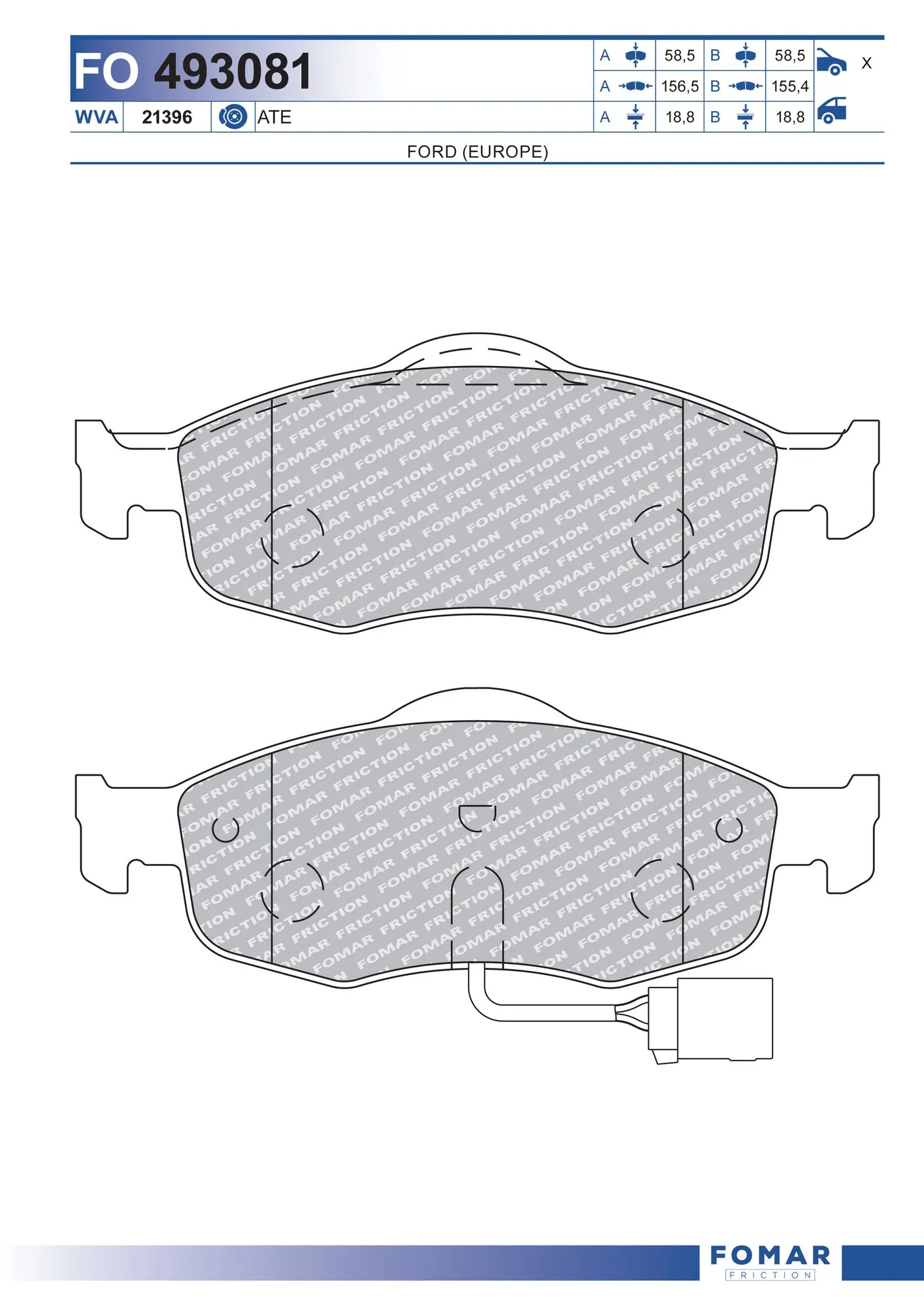 R1599 Racer Колодки передние