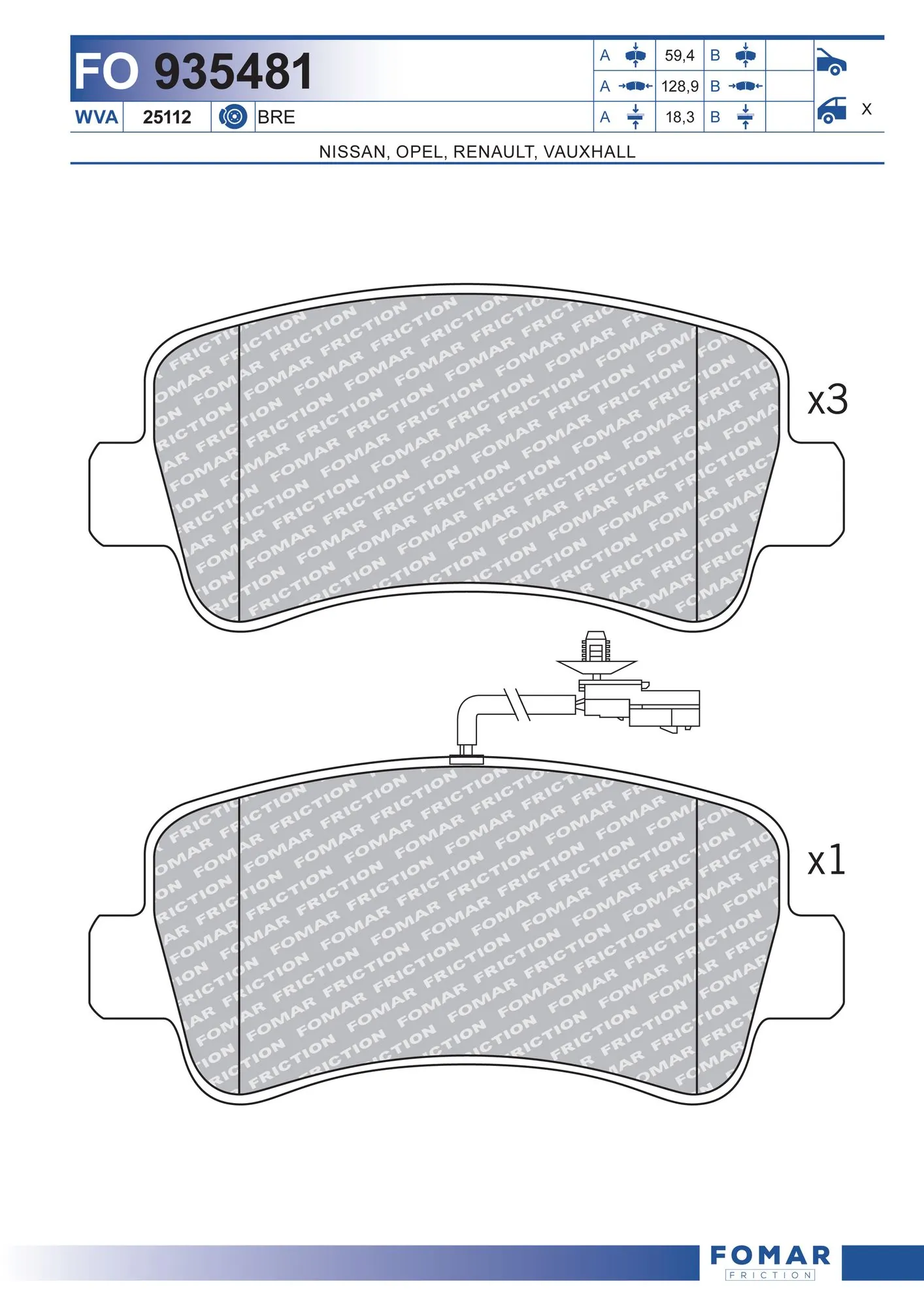Compre 13PR112A Prodrivers Sapatas do freio traseiras de disco