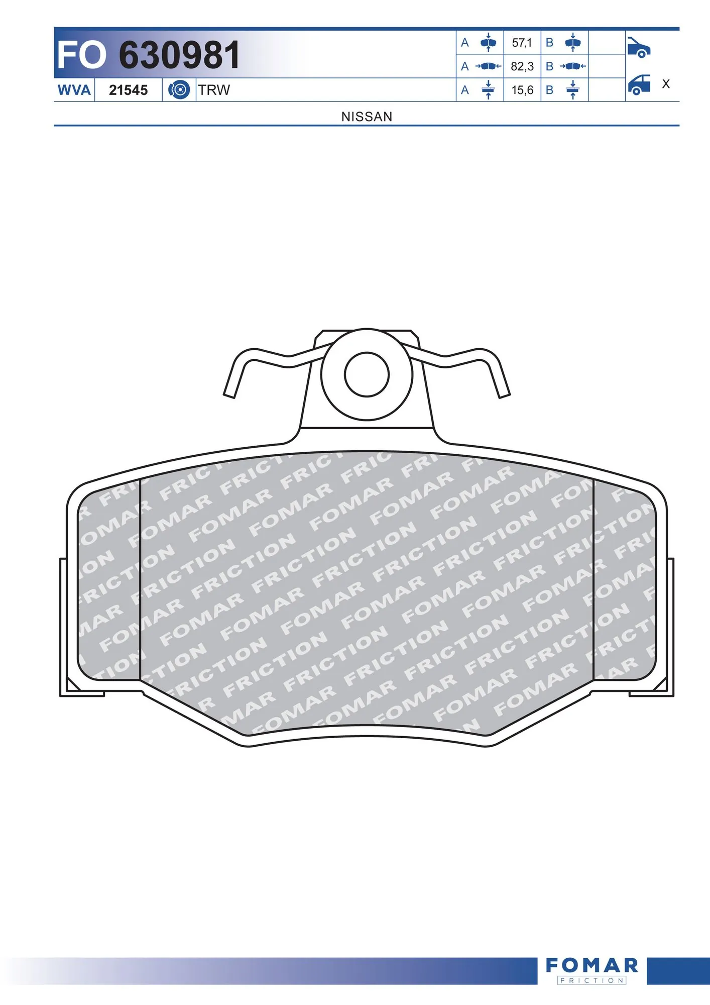 Купить MP3206 Mintye Колодки тормозные задние, дисковые