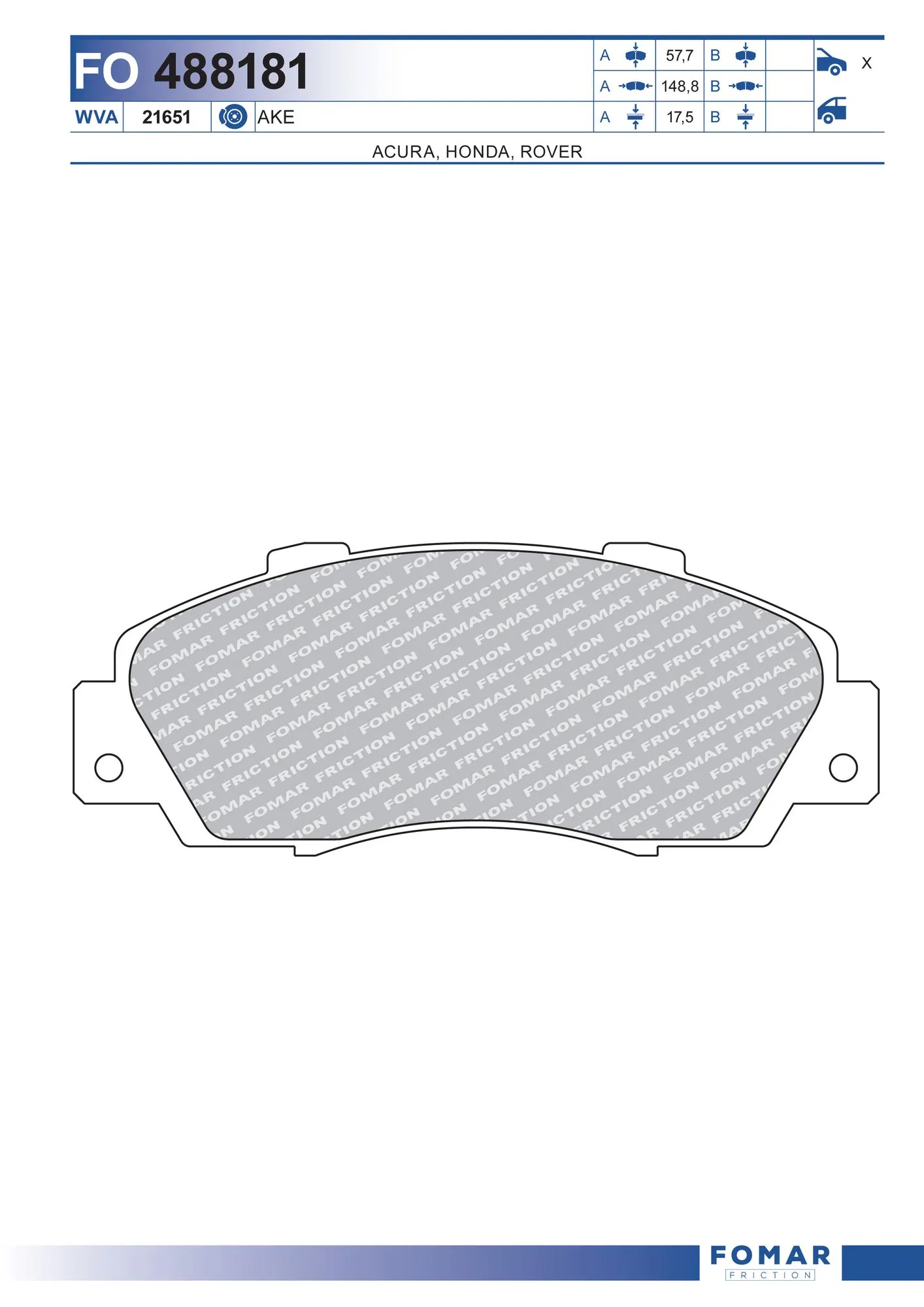 QF0932 Q-top Колодки передние