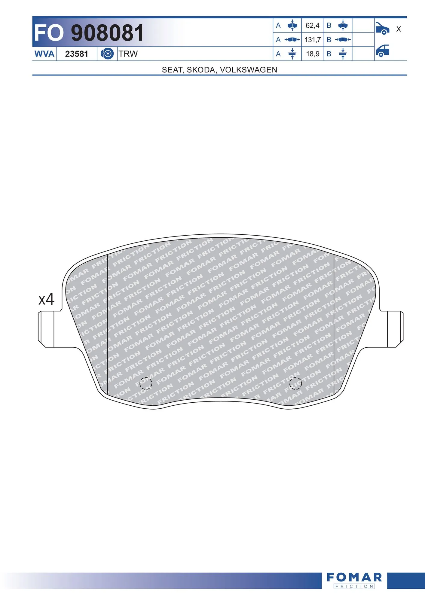Колодки Hexen DBS2450 цена, от 21.56 USD