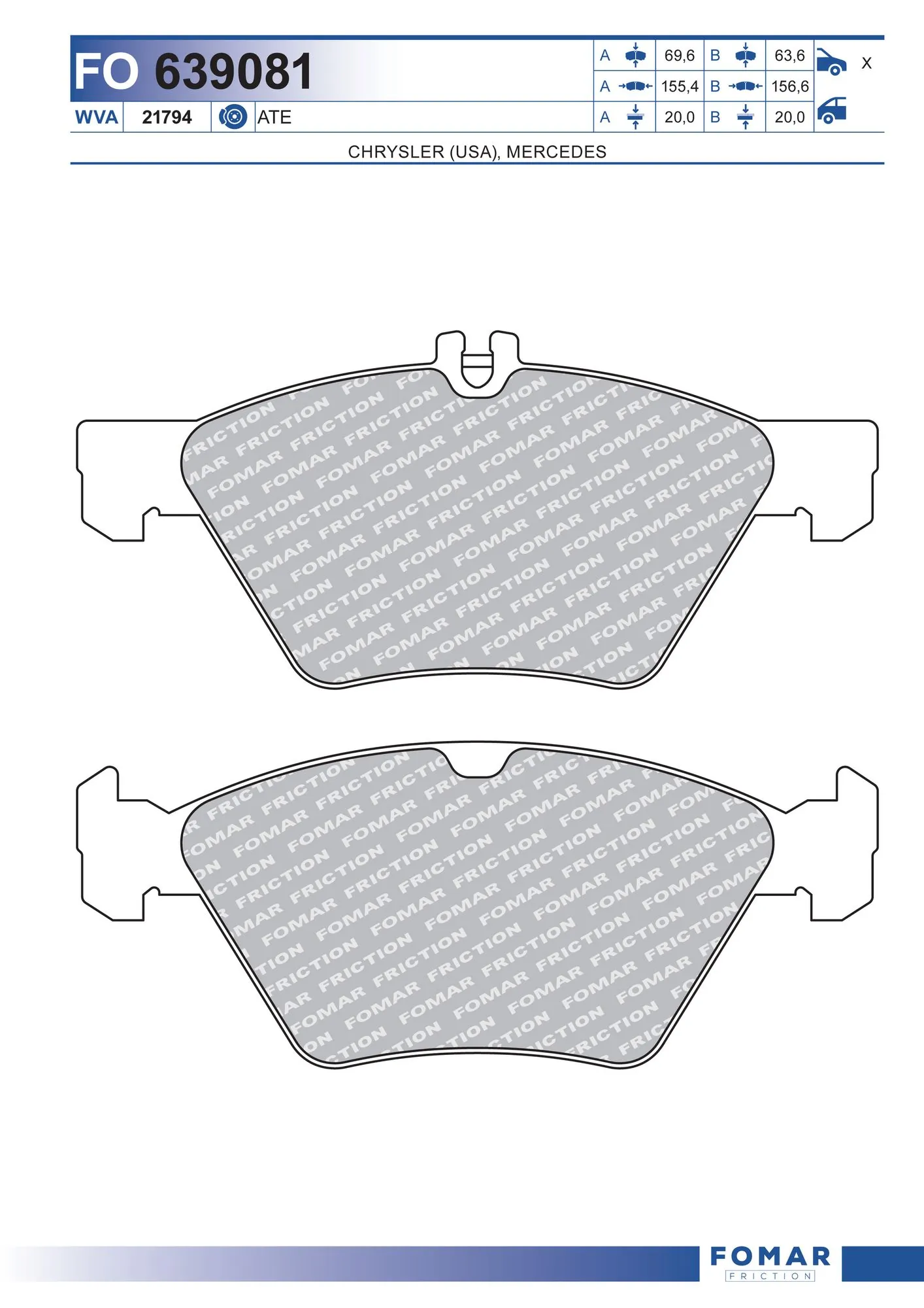 Колодки Q-top QF1220 цена, от 13.91 USD
