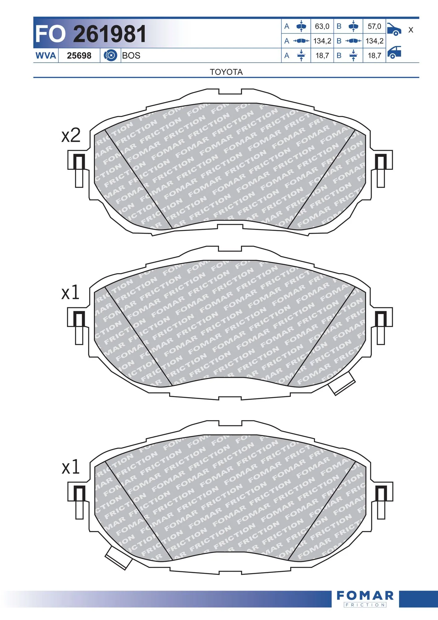 Купить FPE156 Hankook Frixa Колодки тормозные