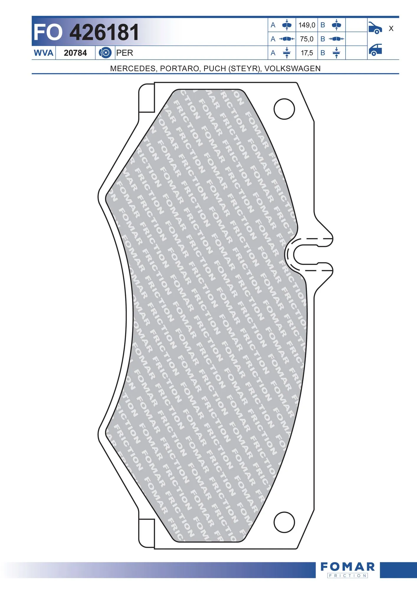 QF1207 Q-top Колодки передние