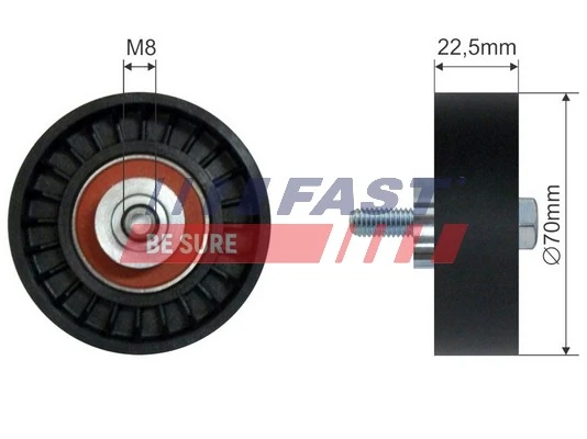FT44550 Fast Ролик натяжителя ремня агрегатов