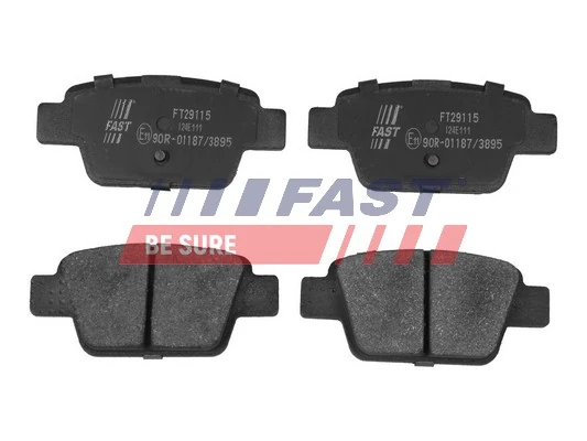 FT29115 Fast Колодки тормозные дисковые комплект