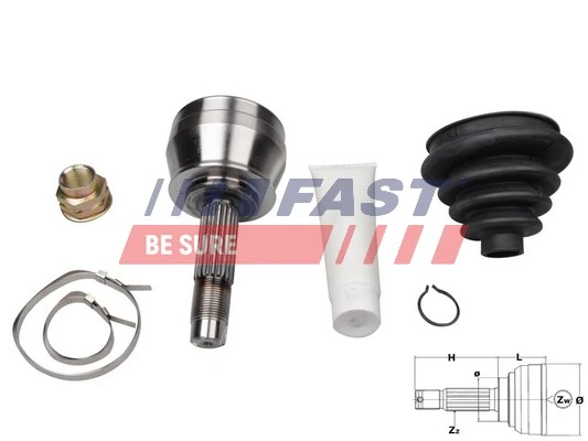 ШРУС наружный Fiat/Alfa/Lancia 77366003