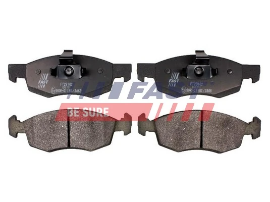 Sapatas do freio dianteiras de disco Fiat Siena 178