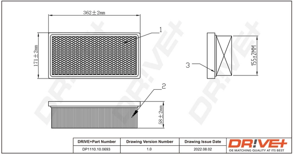 Filtro de ar SsangYong Rexton 1 RJN