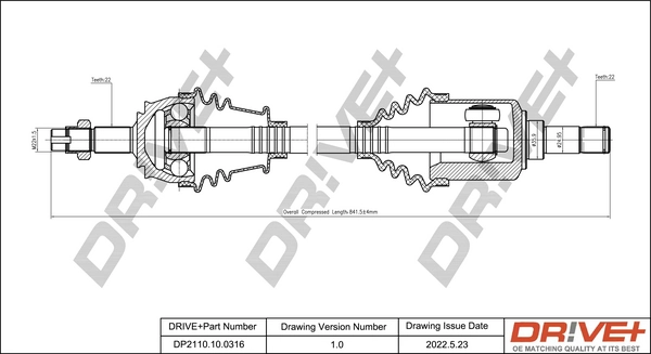 Semieixo (acionador) dianteiro direito Fiat Punto 2 188