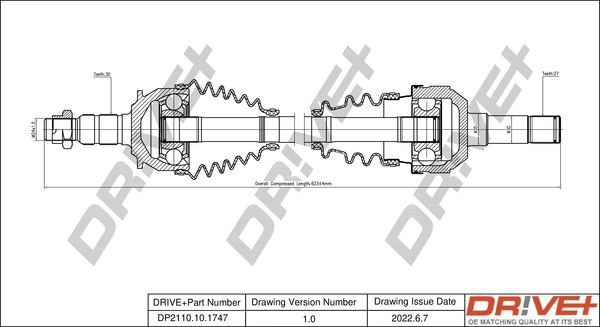 Привод передний правый Peugeot/Citroen 13348259 цена, от 85.97 USD