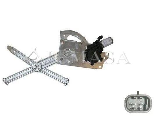 Mecanismo de acionamento de vidro da porta dianteira esquerda Renault Laguna 1 B56, 556