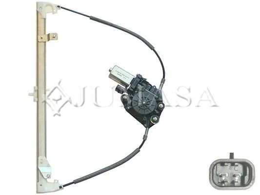 Mecanismo de acionamento de vidro da porta dianteira esquerda Fiat Punto 1 176