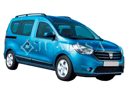 Guarda-barras direito do pára-lama dianteiro Dacia Lodgy JS