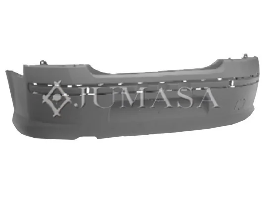 Pára-choque traseiro Peugeot 407 6D