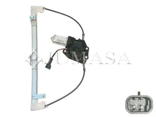 Mecanismo de acionamento de vidro da porta dianteira direita para Alfa Romeo 147  937