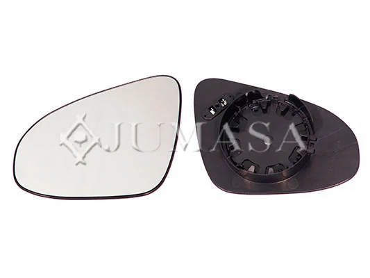 Elemento espelhado do espelho de retrovisão esquerdo Toyota Yaris P13