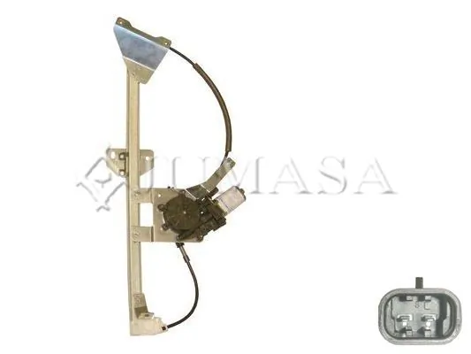 Mecanismo de acionamento de vidro da porta dianteira esquerda Renault Espace 3 JE