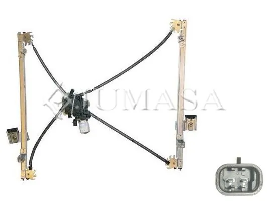 Mecanismo de acionamento de vidro da porta dianteira direita Chrysler Voyager 3 RG, RS