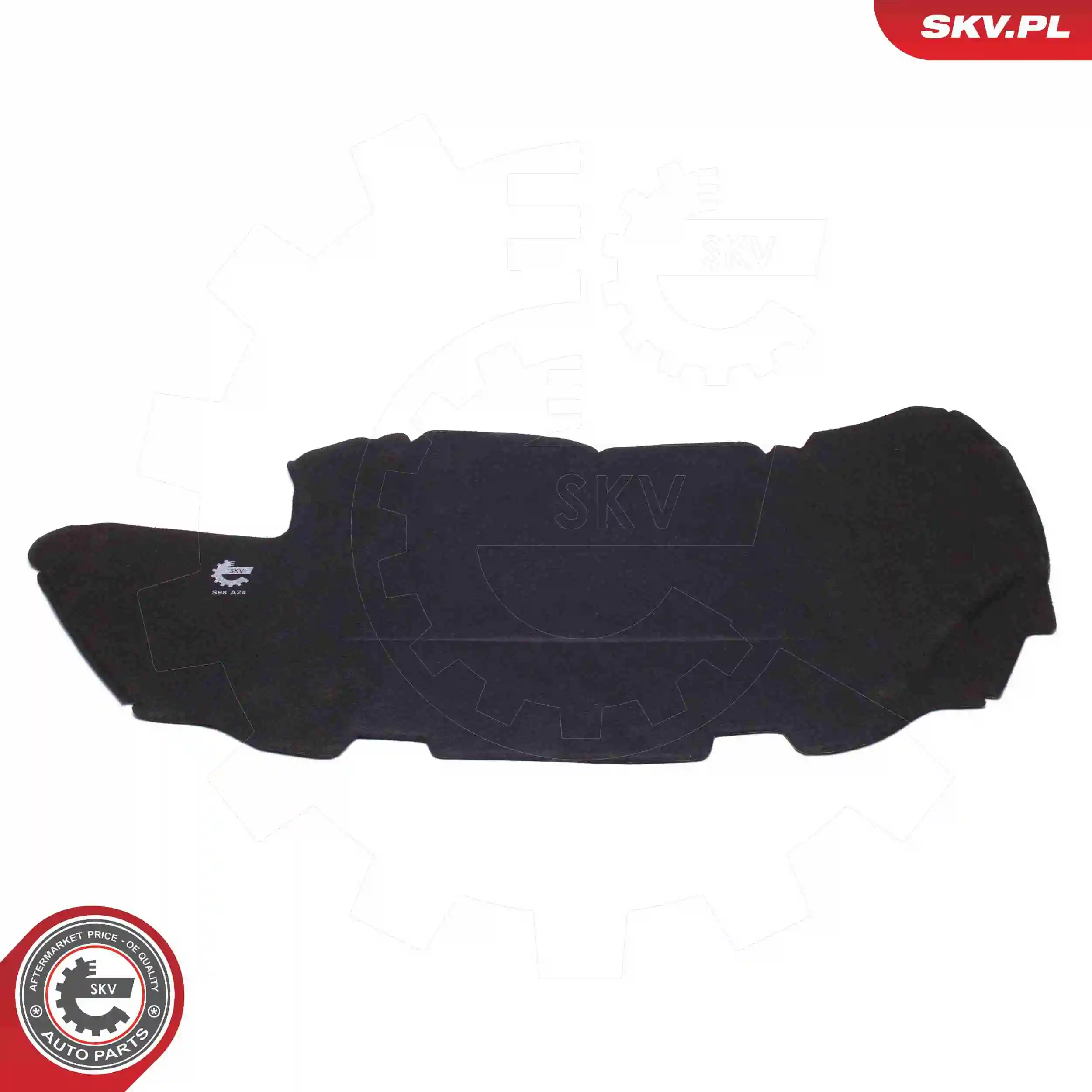 Isolamento de ruído da capota Peugeot 206 2E, K