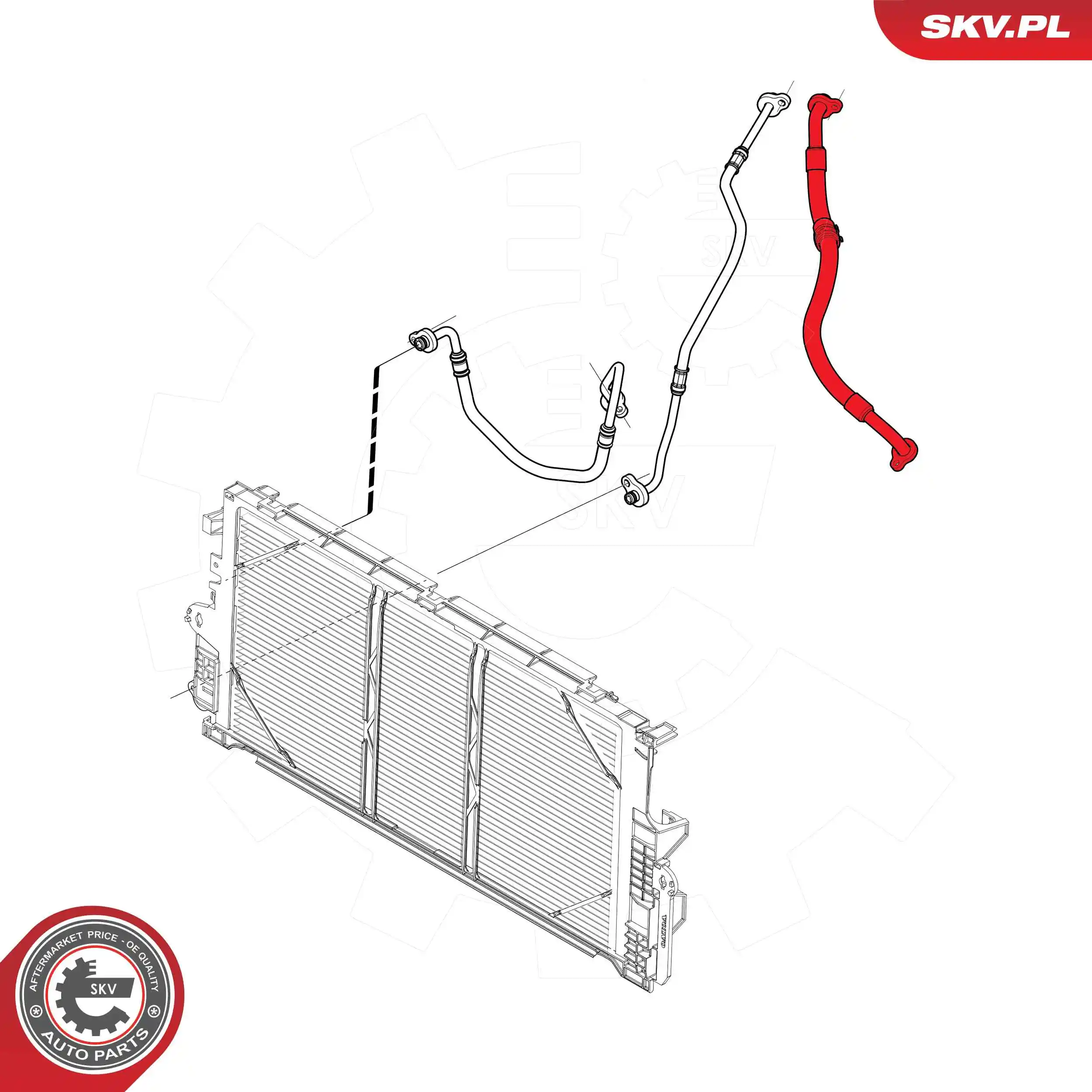 Купить 31469071 Volvo Шланг кондиционера, от заднего испарителя к компрессору