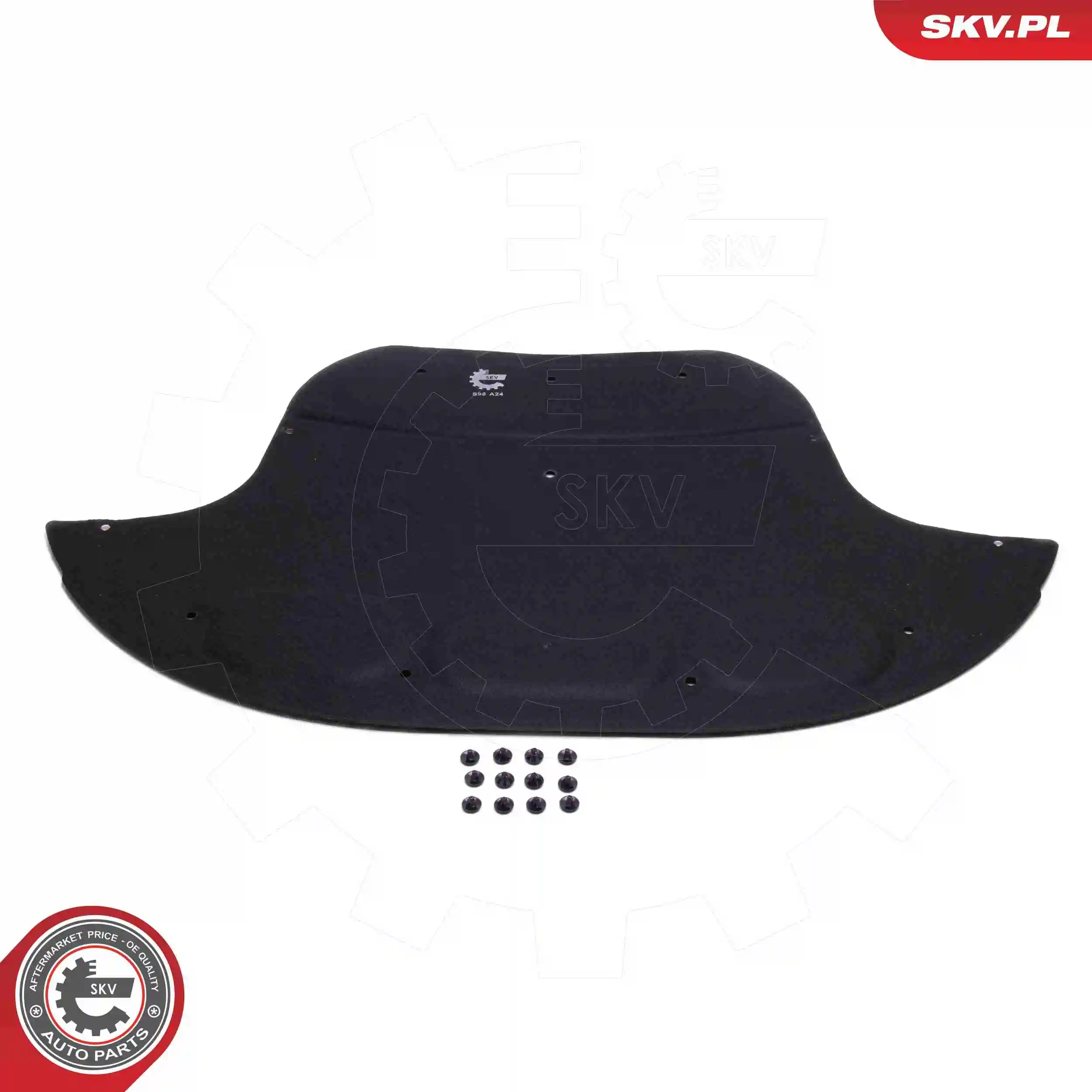 Isolamento de ruído da capota Mercedes E W212