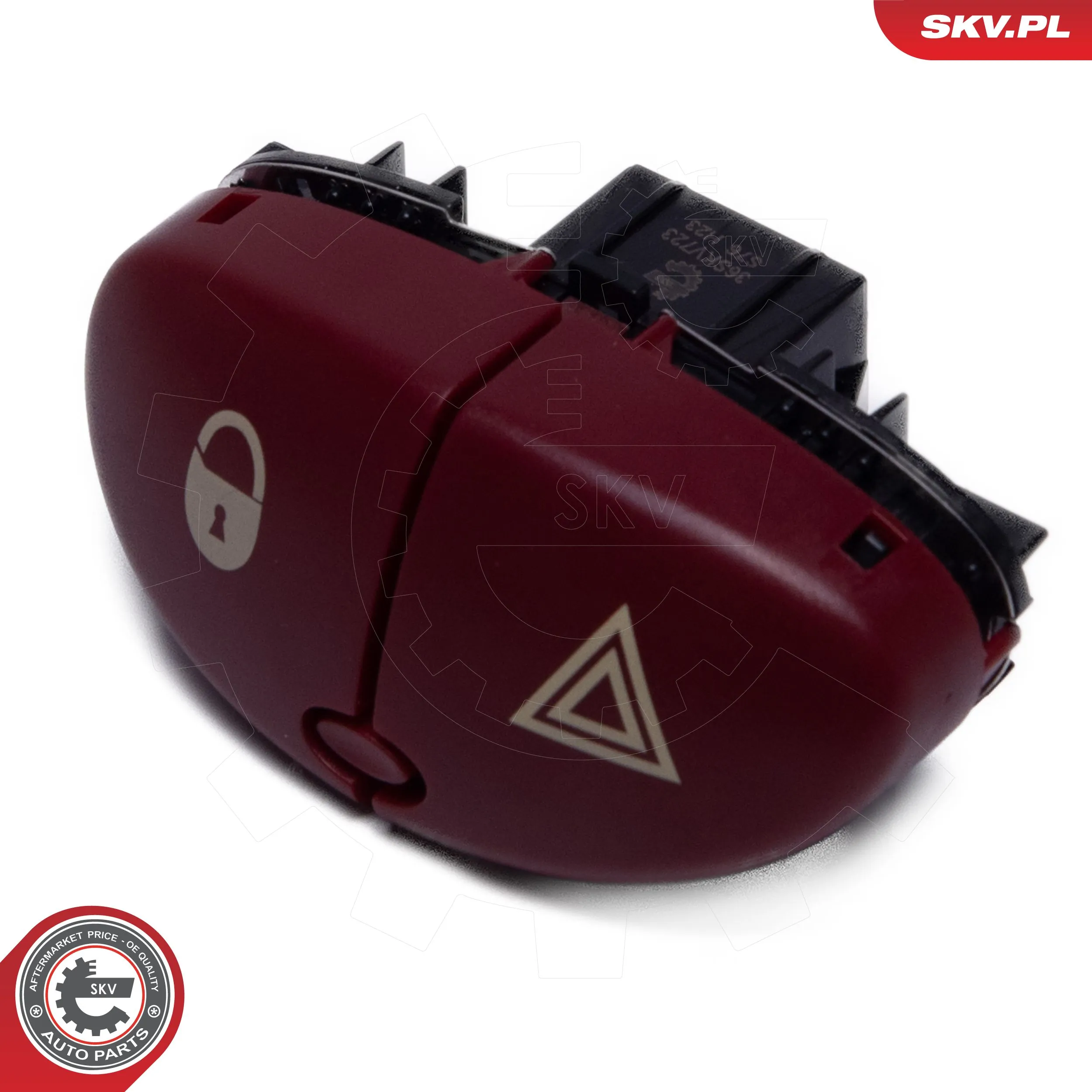 Botão de ativação do sinal de emergência Peugeot 206 2E, K